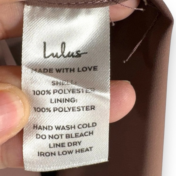 4 for $40 SALE! Lulu's Forever Your Girl Tulip Hem Mini Dress, Mauve Pink, XS - Picture 8 of 14